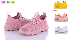 Шикарні текстильні кросівки для дівчаток. W.niko ( код 5234-00) р32