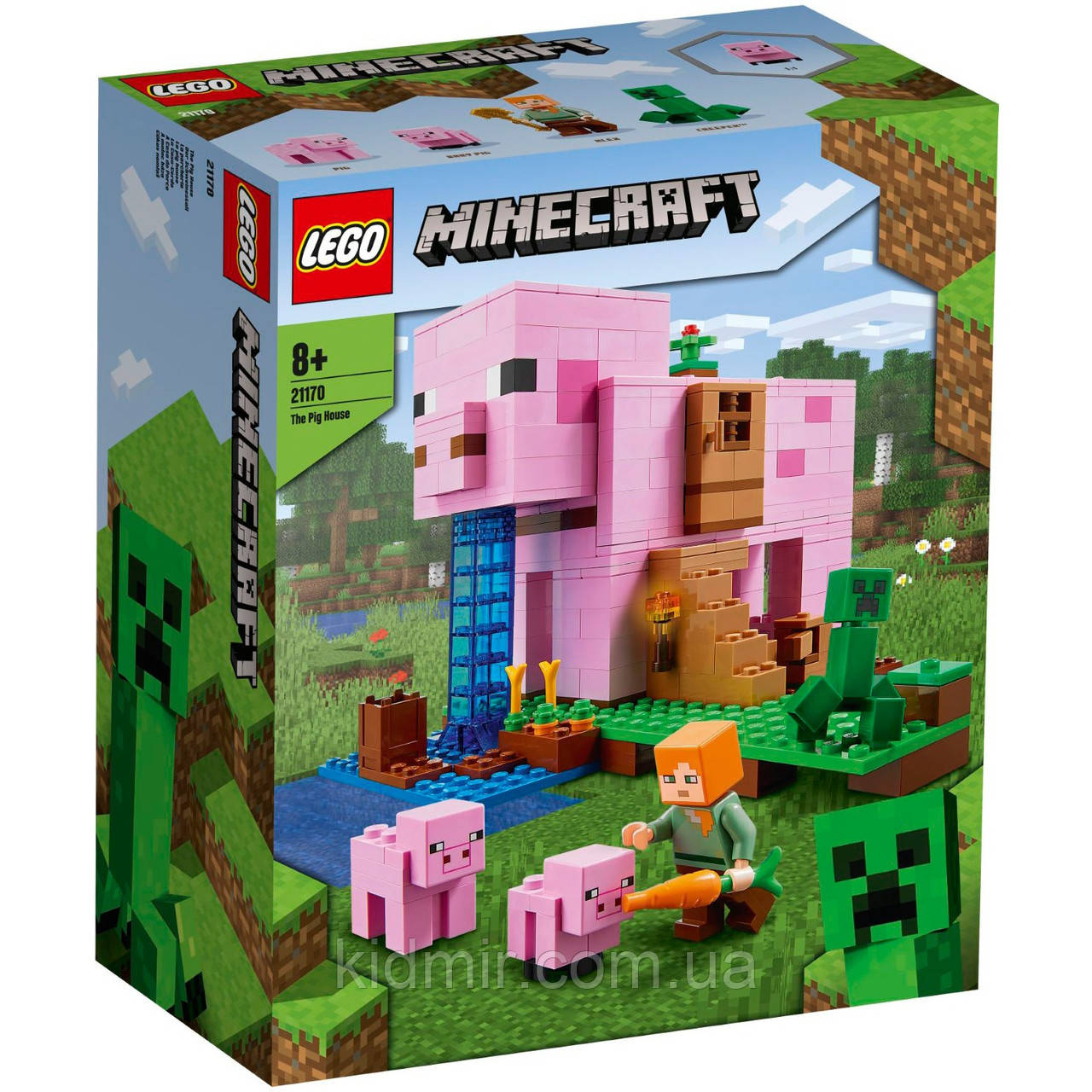 Конструктор LEGO Minecraft 21170 Будинок-свиня, фото 1
