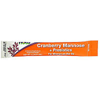 Cranberry Mannose + Probiotics For Women Now Foods 24 пакети, фото 3