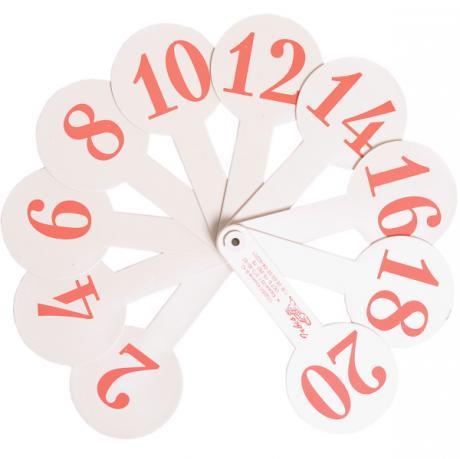 Від 5 шт. Веер цифр купити дешево оптом в інтернет-магазині