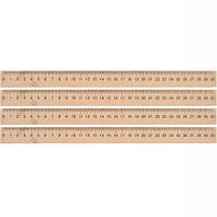 Від 25 шт. Лінійка 30 см, дерев'яна купит оптом
