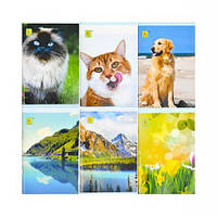 Від 25 шт. Блокнот А6 "Коленкор" 32 аркуша, скоба  купит оптом