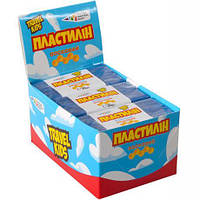 Від 6 шт. Пластилін восковий "Travel Kids" блакитний 30г "Гамма" купити дешево оптом в інтернет-магазині