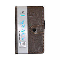 Від 3 шт. Блокнот 14,5 * 8,5 см з ручкою в обкладинці шкір / зам, клітина 8060  купити дешево оптом в інтернет-магазині