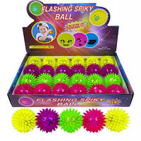 От 4 шт. Гумовий м'яч з шипами 14-46, діаметр 6,5 см купить оптом