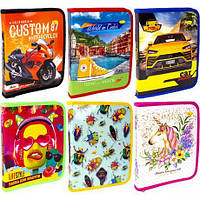 Від 2 шт. Тека для зошитів В5+ ламінована на змійці купити дешево оптом в інтернет-магазині