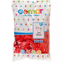 Кульки 10 пастель "Кораловий" G90/078 купити дешево оптом в інтернет-магазині