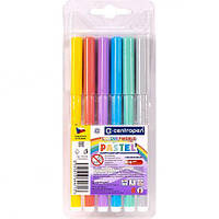 От 4 шт. Фломастер 6 кольорів CENTROPEN пастель 7550/06 купить оптом