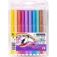 От 2 шт. Фломастер 10 кольорів CENTROPEN пастель 7550/10 купить оптом