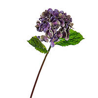 Декоративные искусственные цветы "Гортензия Papillon" фиолетовая 60 см