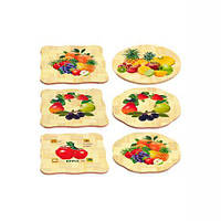 Від 6 шт. Підставка бамбукова під гаряче 14 см Х3-151 купити дешево оптом в інтернет-магазині