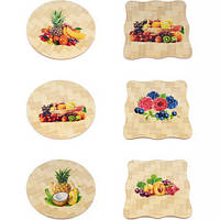 Від 6 шт. Підставка бамбукова під гаряче 17 см Х3-152 купити дешево оптом в інтернет-магазині