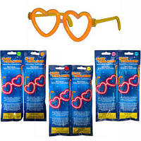 Від 6 шт. Неонові окуляри "Серце" 12-41 купити дешево оптом в інтернет-магазині