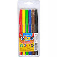 От 6 шт. Фломастери 6 кольорів "1690" MARCO купить оптом
