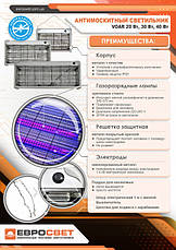 Світильник для знищення комах VOAR-30-01 30 Вт 000057095, фото 4