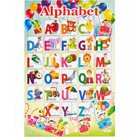 Від 10 шт. Плакат "Алфавіт АНГЛІЙСКИЙ" купити дешево оптом в інтернет-магазині