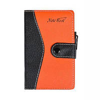 Від 3 шт. Блокнот 14,5 * 8,5 см з ручкою в обкладинці шкір / зам, клітина 5960  купити дешево оптом в інтернет-магазині