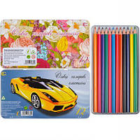 От 4 шт. Олівець 12 кольорів Metal elastico "С" купить оптом