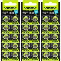 От 20 шт. Батарейка Videx "таблетка" AG 6 V-291697 купить оптом