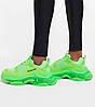 Кросівки Balenciaga Triple S Neon Green Clear Sole, фото 2