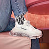 Кросівки Balenciaga Triple S Clear Sole White, фото 6