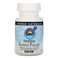 Комплекс для Підтримки Функції Простати, Swedish Flower Pollen, Source Naturals, 90 таблеток