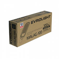 Світильник світлодіодний консольний EVROLIGHT 100Вт 5000К MALAG-100 12000Лм IP65 000041126, фото 5