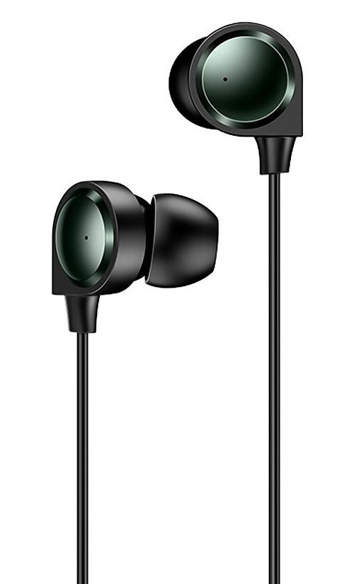 Навушники вакуумні провідні з мікрофоном Usams EP-40 In-ear Earphone Чорний
