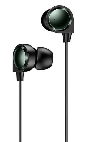 Навушники вакуумні провідні з мікрофоном Usams EP-40 In-ear Earphone Чорний, фото 1