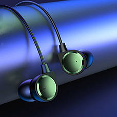 Навушники вакуумні провідні з мікрофоном Usams EP-40 In-ear Earphone Чорний, фото 4