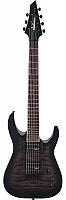 Электрогитара Jackson JS22Q-7 DKA Dinky Arch Top HT Transparent Black Burst