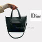 Жіноча сумка-шоппер Doir Діор, PU-шкіра, сумка чорна, фото 4