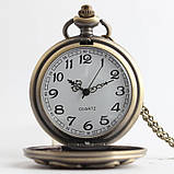Годинник на ланцюжку з гербом Хогвартс RESTEQ 47 мм. Годинник кишеньковий Гаррі Поттер. Годинник з емблемою Гоґвортс, фото 3