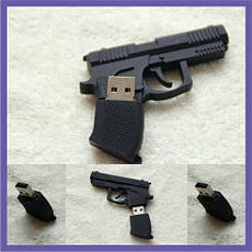 USB - флешка Пістолет Револьвер флеш накопичувач пам'ять, фото 2