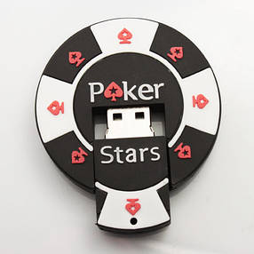 USB - флешка Зірка Покеру флеш пам'ять накопичувач Покер Стар Poker Stars, фото 2