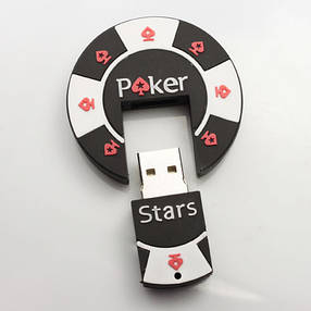USB - флешка Зірка Покеру флеш пам'ять накопичувач Покер Стар Poker Stars, фото 2