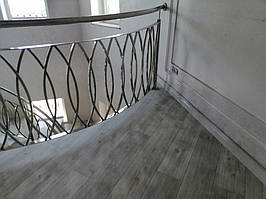  Перила для лестницы на второй этаж. Красивые, дизайнерские перила на лестницу в дом.  8