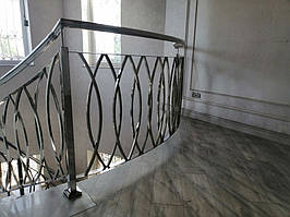  Перила для лестницы на второй этаж. Красивые, дизайнерские перила на лестницу в дом.  14