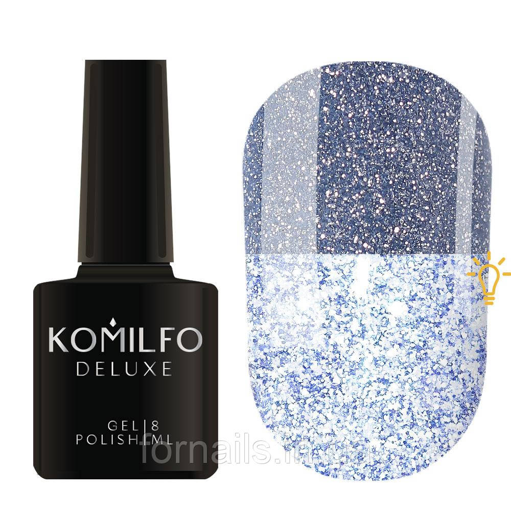 Komilfo Luminous Collection L003 (блакитний, світловідбивний), 8 мл