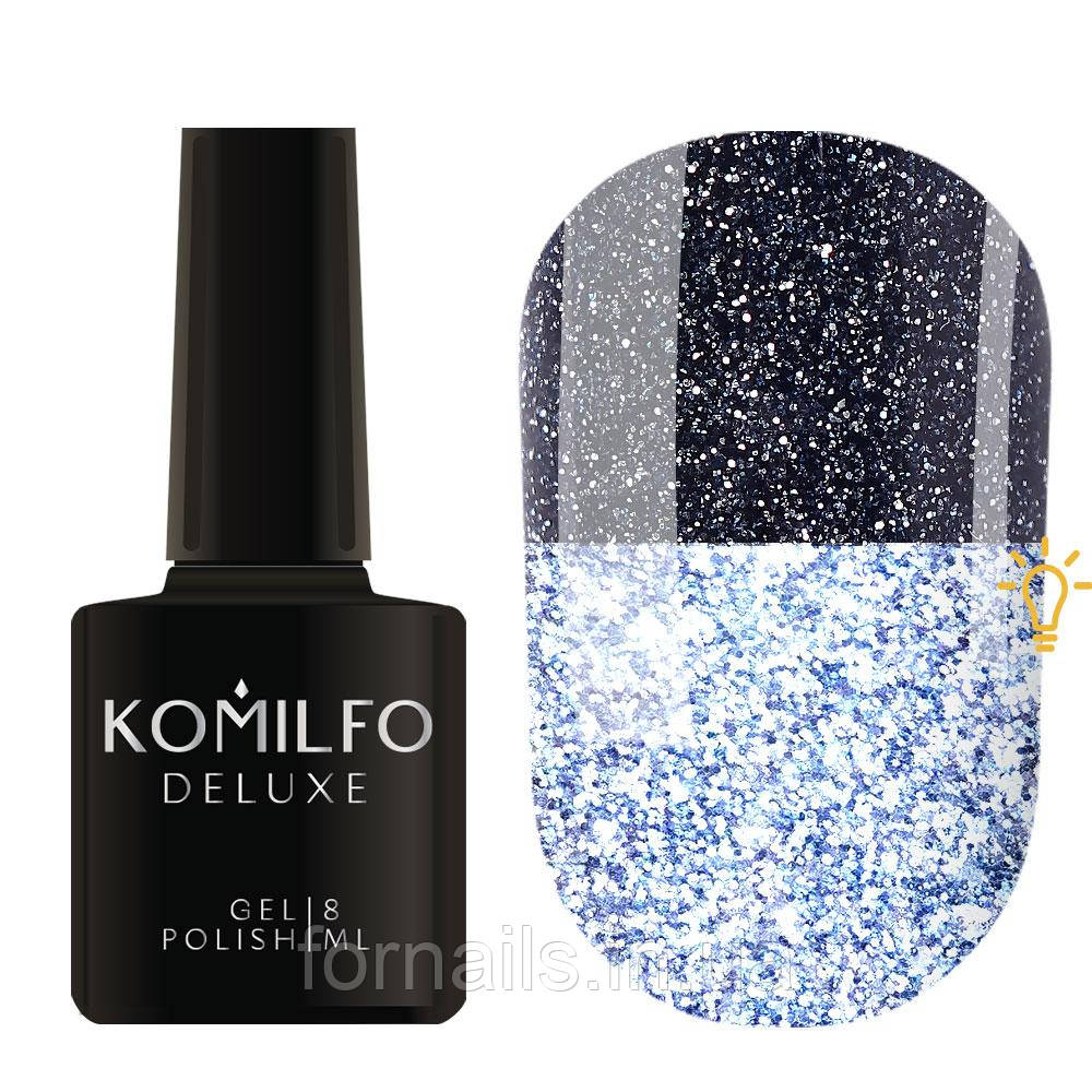 Komilfo Luminous Collection L007 (темний синьо-сірий, світловідбивний), 8 мл