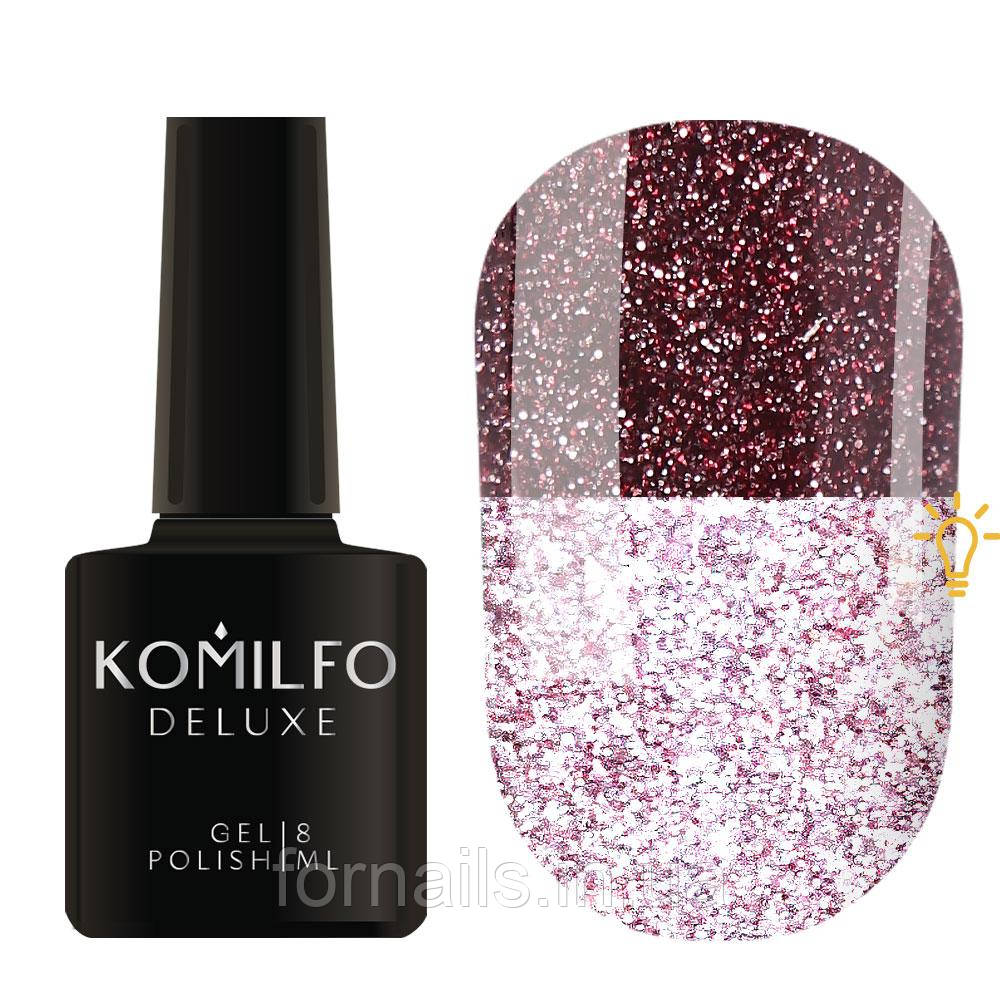Komilfo Luminous Collection L009 (винний, світловідбивний), 8 мл