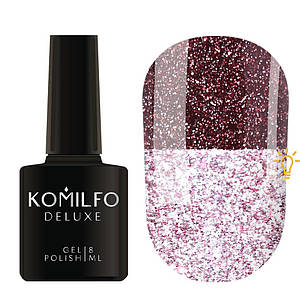 Komilfo Luminous Collection L009 (винний, світловідбивний), 8 мл