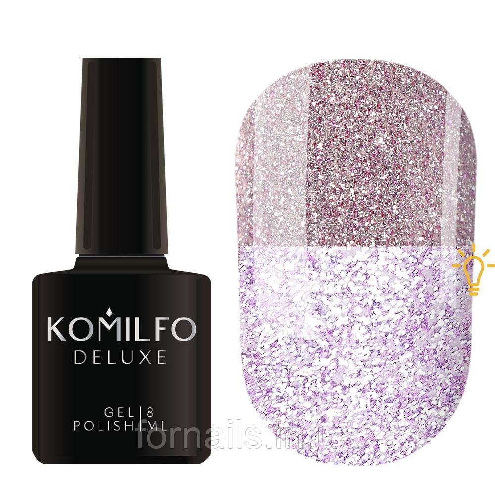 Komilfo Luminous Collection L010 (бузковий, світловідбивний), 8 мл