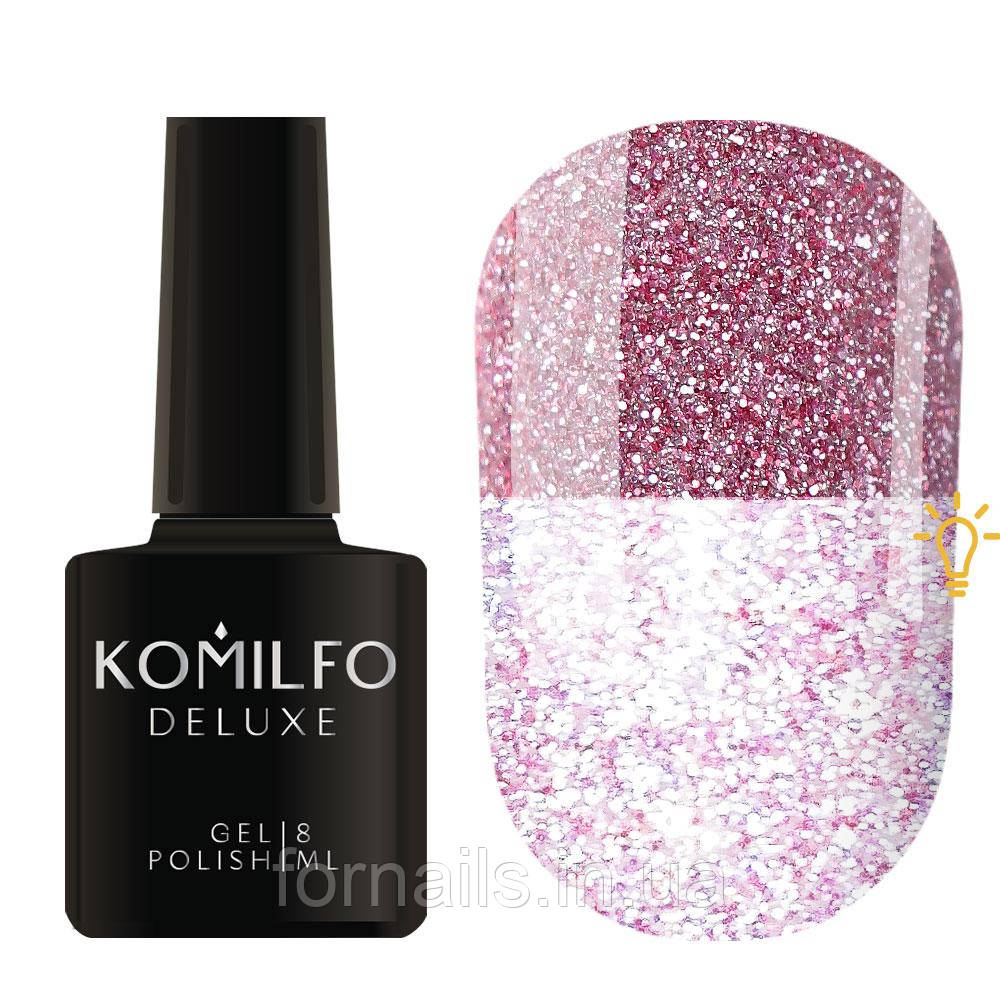 Komilfo Luminous Collection L012 (рожевий, світловідбивний), 8 мл