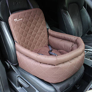 Автокрісло для Собак Elegant Brown M - 45x45x24x52см.