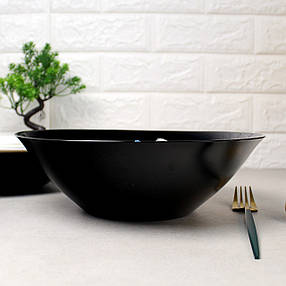 Великий чорний салатник Luminarc Carine Black 27 см (D2370), фото 3