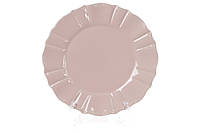 Набор (6шт.) керамических обеденных тарелок 27см, цвет - пепел розы