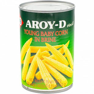 Кукурудза Бейбі в розсолі Aroy-D, 425 г