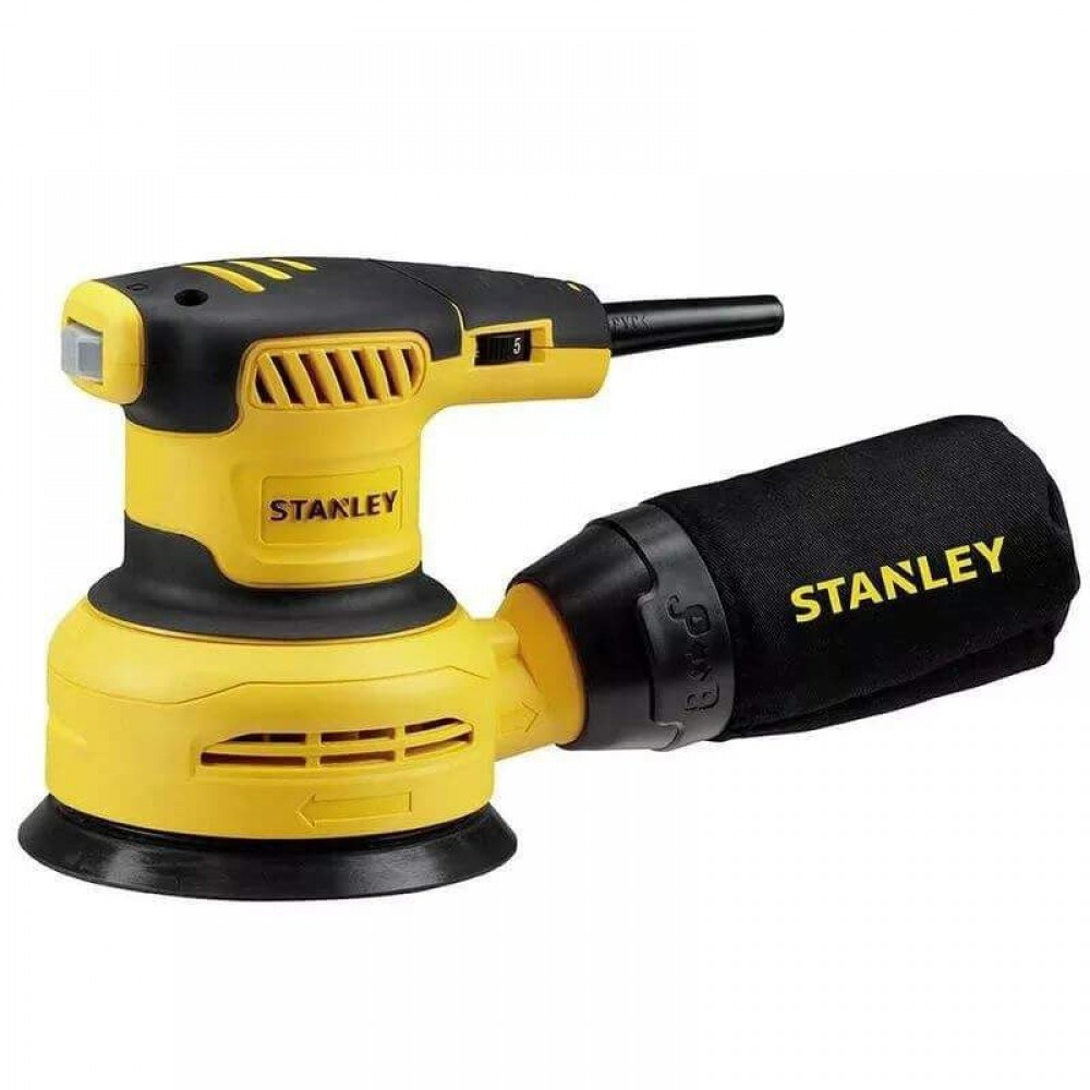 Шліфмашина ексцентрикова мережева STANLEY SS30, 300Вт, 125мм, 13000 об/хв.