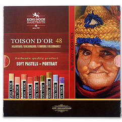 Крейда-пастель 48шт T.D'OR Portrait KIN